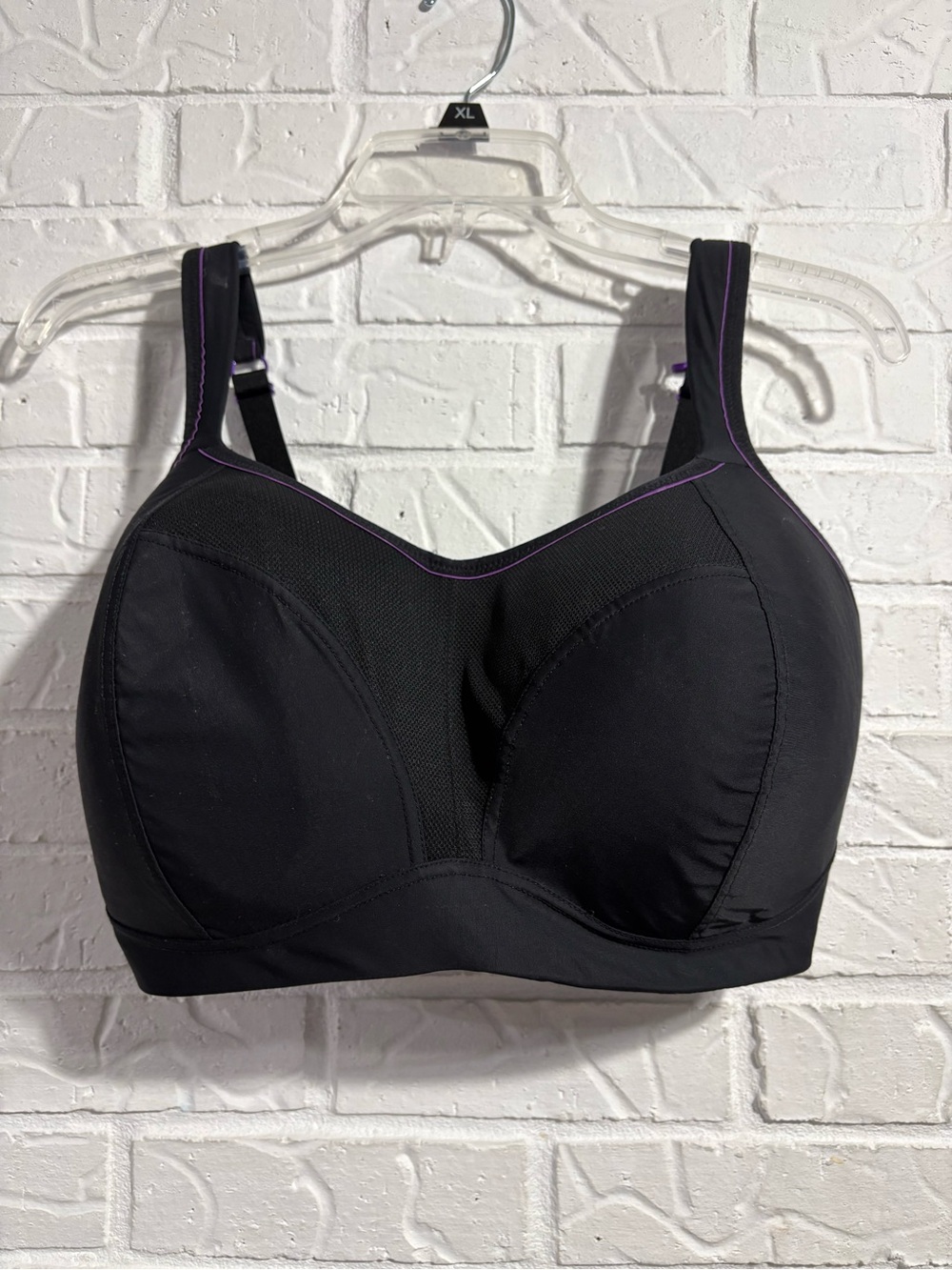 Panache Boundless Racerback Non-Wire Sports Bra (7341) - Black 34GG